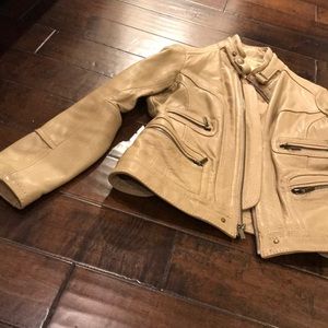 Authentic Michael Kors, genuine leather jacket